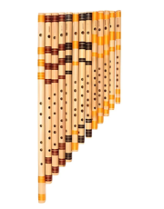 13 Bansuri Flute Set With Free Currying Bag